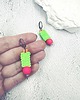 kolczyki soutache Tropikalne wibracje 2