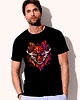 t-shirty męskie Koszulka  czarna z nadrukiem Fox 1