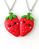 naszyjniki - inne Naszyjnik Przyjaźni Truskawki BFF 1