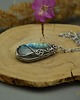 wisiory Duży wisior kolorowy labradoryt wire wrapping 2