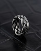 obrączki Pierścionek -  obrączka, warkocz, srebro, szer. 1,1 cm 4