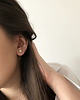kolczyki pozłacane Srebrne pozłacane kolczyki z cyrkonią 4mm 1