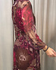 sukienki maxi damskie Sukienka z halką Marrone Fucsia 4