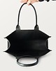 torby na ramię LARGE TOTE BAG black natural leather / DUŻA TORBA TOTE czarna 4