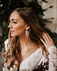 Biżuteria ślubna Kolczyki ślubne Lace Me Long z perłami 6