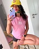 t-shirt damskie Różowa koszulka damska Swięty Spokój 4