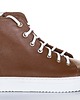 sneakersy damskie Sneakersy skórzane suwak + sznurówki  (7050) 4