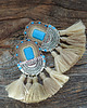 kolczyki soutache Duże i etniczne kolczyki boho z chwostami 2