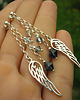 kolczyki swarovski Kolczyki - Błękitne Anielskie skrzydła- Kryształy Swarovski 1