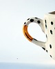 kubki Kubek porcelitowy Dalmatyńczyk ze złotą uchem 2