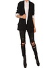marynarki damskie Marynarka oversize YB700023_RAL9005 4