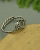pierścionki - różne Pierścionek regulowany labradoryt wire wrapping 6