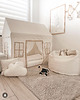 pufa dla dziecka Puf BINI DOUBLE PLAIN  GREY 3