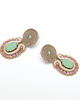 kolczyki soutache Kolczyki "Pacific Opal" - miętowe / sutasz 2