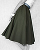 spódnice midi F 368 CIRCLE KHAKI 2
