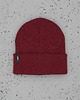 czapki damskie Czapka beanie bordowa 1