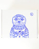 kolorowanki dla dzieci Portrait of a snow owl named Sisi 2