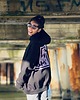bluza z kapturem damska Bluza Champion Long Black EPIC 1