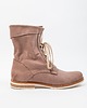 botki damskie BOTKI SZNUROWANE WORKERY - SKÓRA NATURALNA - MODEL 424 - KOLOR CAPPUCCINO 2
