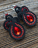 kolczyki soutache Kolczyki sutasz w stylu flamenco 4