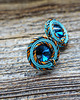 kolczyki soutache Turkusowe kolczyki soutache 1