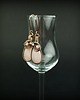 kolczyki wire wrapping Kolczyki z różowym kwarcem 3