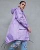 kurtki damskie Kurtka / płaszcz typu parka liliowa 4