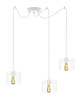 lampy wiszące Lampa wisząca pająk druciana 3-punktowa loft ALAMOS L3 5