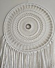 łapacze snów Duży biały łapacz snów z piórami Dream catcher 1