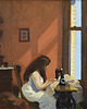 magnesy Szyjąca dziewczyna - E. Hopper - magnes 1