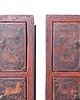 komody Para chińskich szafek malowana z końmi dynastia Qing (ok. 1880 3