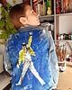 płaszcze i kurtki męskie Kurtka jeansowa,portret Freddie Mercury 2