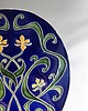 Ozdoby na ścianę Ceramika dekoracyjna z secesyjnymi kwiatami 2