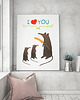 plakaty Plakat. Relacje - i love you, myszki 1