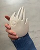pojemniki na biżuterię Ceramiczna Łapka Handmade Talerzyk na Biżuterię Niebieskie Ciapki 4