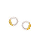 kolczyki srebrne Kolczyki srebrne LABEL AMBER - glossy silver earrings 1