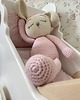 misie i maskotki Maskotka króliczek baby róż 40 cm 3