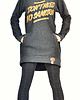 bluza bez kaptura damska Ice Bear Baggy Grey Gold Edition 5