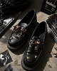 półbuty damskie Wednesday Loafers One of One Upcycled Art Shoes Rozmiar 39 1