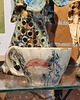 filiżanki Kubek ceramiczny z leśnym motywem. 1