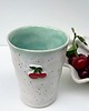 kubki Kubek ceramiczny wysoki wisienki 1
