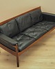 sofy i szezlongi Sofa palisandrowa Gunnar Myrstrand, skóra naturalna, lata 60. 3