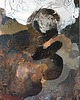 obrazy "Yin/yang" 24x30 cm, obraz na płótnie, pigmenty ziemne, akryl 4