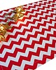 obrusy i serwetki Bieżnik Cotton Chevron Red 46/68 1