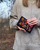 portfele damskie Haftowany portfel - jarzębina 1