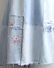 spódnice maxi Patchworkowa spódnica jeans r.48 3