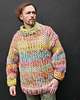 swetry męskie Sweter na grubych drutach 100% wełna 2