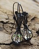 kolczyki wire wrapping Sakiewki z magicznym pyłem 2