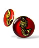 spinki do mankietów Spinki do mankietów - SYRENKA WAWA (RED) 2