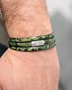 biżuteria męska Bransoletka SKÓRZANA MAGNETOOS TRIPLE MILITARY 2